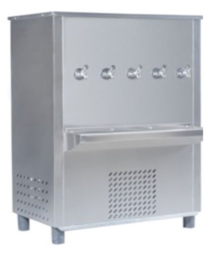 Export Water Cooler DC-125T5 125 USG 5 Tap Stainless Steel